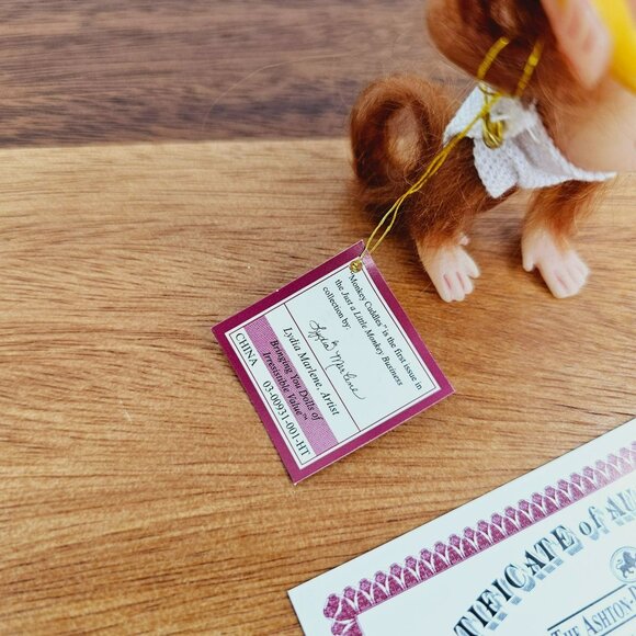 Just a Little Monkey Business Ashton Drake Gallery Lydia Marlene Cuddles Figure - Picture 5 of 13